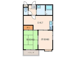 グレイスフル西川の物件間取画像